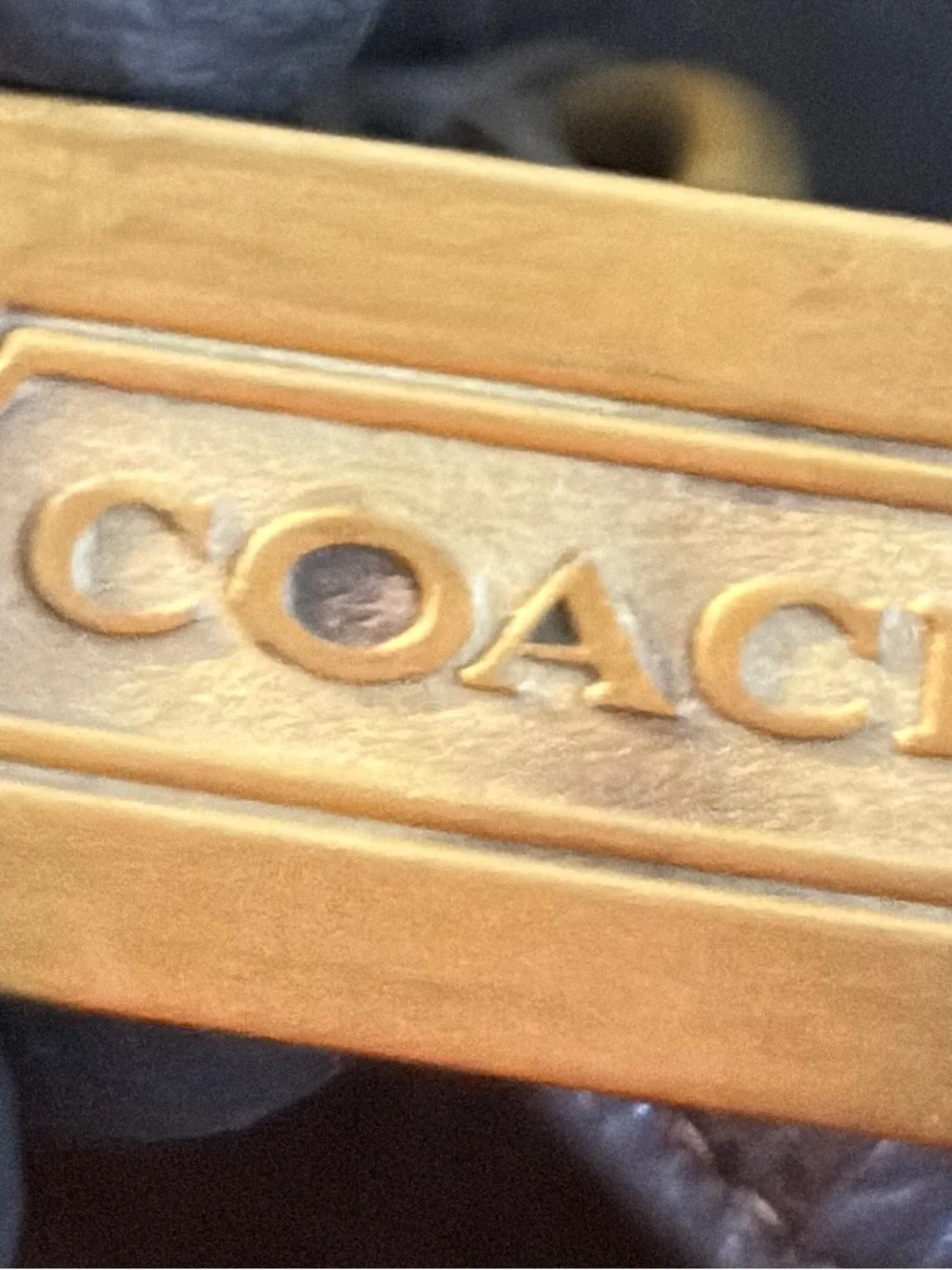 Coach cute brass